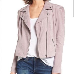 NWT Nordstrom- Leith Suede Moto Jacket